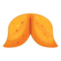 Fortune cookie waiting to be opened with a prediction inside vector