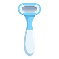Modern electric lint remover presenting its functionality on white background vector