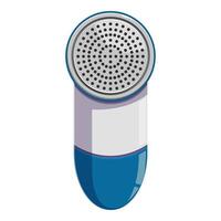 Modern lint remover removing dust and fabric from clothes vector