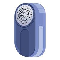 Modern lint remover removing fuzz from clothes vector