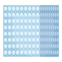 Bubble wrap protecting fragile items during shipping vector