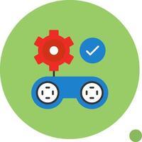 Gamification Flat Shadow Icon vector