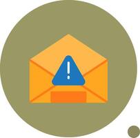 Hard Bounce Flat Shadow Icon vector