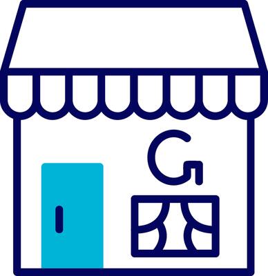 Google My Business Blue Mixed Icon