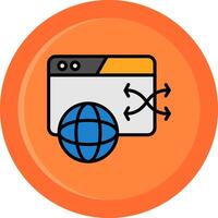 Multi Color Icon vector