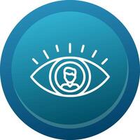 Impressions Glyph Gradient Button Icon vector