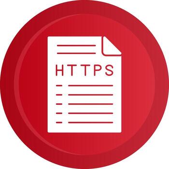 https glifo degradado botón icono vector