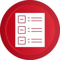 Index Glyph Gradient Button Icon vector