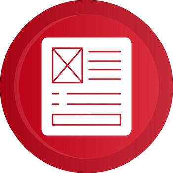 Latent Semantic Index Glyph Gradient Button Icon vector