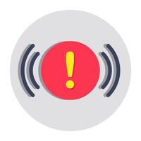 An icon design of error isolated on white background vector