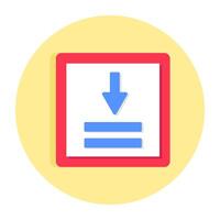Editable flat design of direction arrows vector