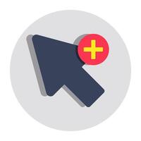 Creative design icon of cursor arrow vector
