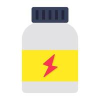 A unique design icon of supplement vector