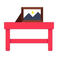 An icon design of wall painting vector