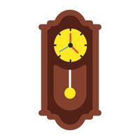 Editable design icon of wall clock vector