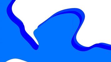 abstract paper art animation blue gradient color, with white background video