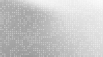 Gray background with a pattern of white circles in a gradient design. Suitable for modern print and digital designs. video
