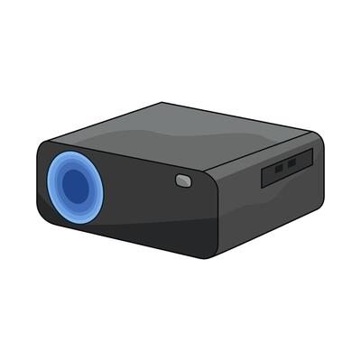 illustration of projector