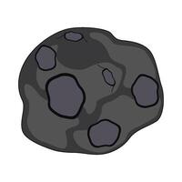 illustration of meteor vector