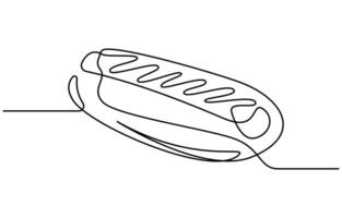 Digital white single line sketch drawing illustration vector