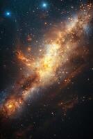 Expansive cosmos - grandeur of galaxies and the universe, revealing the infinite wonders and complexities of celestial bodies and the mysteries that lie within the vastness of space. photo