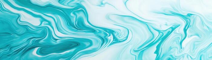 Blue and white marble background with swirls photo