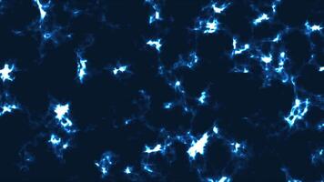 Animated dark blue background with blue glowing light on a dark background creates stunning light effects like spotlights on water waves suitable for technological and futuristic concepts video