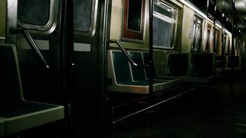 Empty Subway Car With Open Doors video