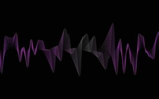 Dynamic Sound Wave Background Design vector