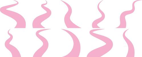 long winding path vector