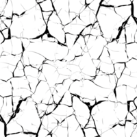 Glass Cracks Pattern Ready for Use on Transparent Background png