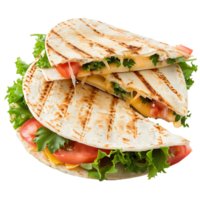 Quesadilla Isolated on Transparent Background for Animations png