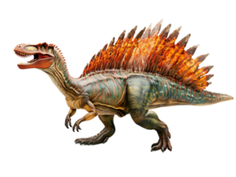 High Quality Spinosaurus Dinosaur Isolated on Transparent Background for Paleontology Projects png