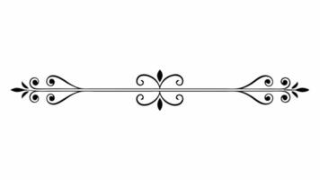 a black and white drawing of a scroll with a scroll design vector