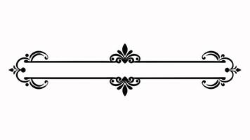 a black and white image of a decorative frame vector