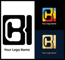 B letter logo with dynamic abstract design vector