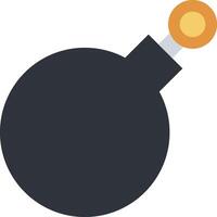 A bomb icon on a white background vector