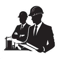 architect figure icon, architect shape graphic, architectural professional silhouette, architect clipart, architect black icon. vector