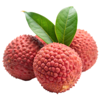 lychee isolate on transparency background png