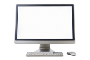 Blank Computer isolate on transparency background png