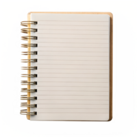 notebook isolate on transparency background png