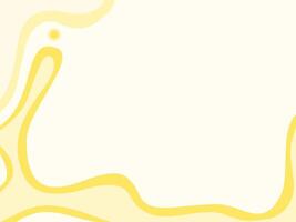 illustration of a fluidity in yellow color and added with a yellow background vector