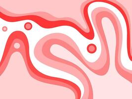 illustration of a fluidity in pink color and added with a pink background vector