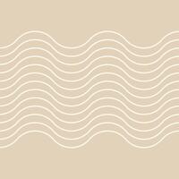 Dynamic waves abstract fluidity light brown background vector