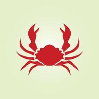 Crab trendy artwork beautiful abstract illustration colorful useful design vector