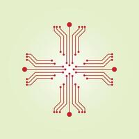 Circuit trendy artwork beautiful abstract illustration colorful useful design vector