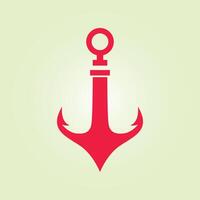 Anchor trendy artwork gorgeous abstract illustration colorful useful design vector