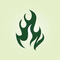 Fire flame trendy artwork cute abstract illustration colorful useful design vector