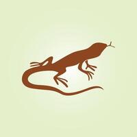 Lizard trendy artwork lovely abstract illustration colorful useful design vector