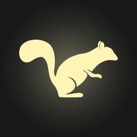 Squirrel trendy artwork awesome abstract illustration colorful useful design vector